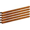 innogard 5 pezzi - Ancoraggio a terra 450 x 30 x 12 mm, spessore 1,5 mm per bordo stretto - acciaio corten - asta di fissaggio