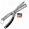 Occupaternm Togli membrana in acciaio inox generico per barbecue - Utensile da cucina con manico (inossidabile, ergonomico) - Ideale per scuoiare le costine di ricambio e i barbecue (metallico)