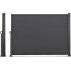 Probache - Tenda Laterale Retrattile Esterna 180 x 300 CM Grigio Antracite