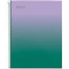 Miquelrius - Quaderno A4 a quadretti 5 mm, 80 fogli microperforati a 1 colore, carta extra opaca da 90 g/m², copertina in cartone accoppiato, spirale, 4 fori per archiviazione, Lavanda&Verde