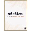 Dutch Frame Factory - Cornice 46x61 cm - Faggio Chiaro - Cornice per foto in Plastica con vetro plastico Antiriflesso - Cornice portafoto 46x61 cm - Easy
