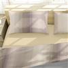 Morfeo Completo Letto Matrimoniale, Singolo, 1 Piazza e Mezzo LUMIERE RELAX Puro cotone Set Lenzuola (Beige, 1 Piazza e Mezzo)