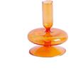 NLDGR Vaso in vetro a forma di candelabro, vaso in vetro per centrotavola, vaso floreale moderno per centro, soggiorno, camera da letto, ufficio, decorazione da tavolo (giallo D)