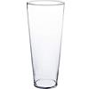INNA-Glas Vaso Conico in Vetro Conny, Trasparente, 50cm, Ø 17cm - Portafiori/Vaso da Fiori