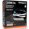 Eurocali Striscia LED 5 metri Professionale 24V 90W 18 W/mt - Striscia Monocolore da 1190 LED 238 LED/mt e 12150 Lumen 2430 Lm/mt 135 lm/W - Luce Bianco Naturale 4000K