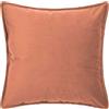 Morbidissimi - Set 2 Fodere Copricuscino Arredo Danae in Velluto 50x50 cm Terracotta, Cuscini Decorativi con Cerniera Nascosta, Tinta Unita per Divano Letto Poltrona, Senza Imbottitura AC212