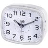 Trevi SL 3054 Orologio al Quarzo con Sveglia, Grande Quadrante, Tasto Snooze/Light, Movimento Silenzioso SWEEP, Bianco