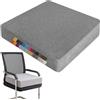 Generic Cuscini di Ricambio per divani 60x60x15cm, Spessi, in Memory Foam, Antiscivolo, con Cerniera, Fodera Lavabile, per Uso in Patio, Sala da Pranzo, Divano e Panca.