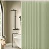 DSSHENGDS Tenda da Doccia a Fisarmonica Pieghevole Magnetica Anti-Spruzzi, Tenda divisoria per casa, Hotel, Bagno-Green- 80x200cm