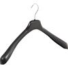Generic Grucce, Appendiabiti, Cappotto, Costume, Set di 30 pezzi, Plastica, Nero, Spalline Larghe, Giacca, Gancio girevole a 360°, 50 cm (EU50_00/30)