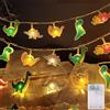Hopelit Catena luminosa a 10 LED, 1,5 m, per cameretta dei bambini, catena luminosa a batteria, impermeabile, con timer, luce notturna per cameretta dei bambini, ragazzi, ragazze, letto a casa