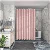 Lifup Tenda Doccia Antimuffa in Tessuto di Biancheria Rosa, Con Anelli, Idrorepellente e Lavabile, Per Bagno 150x200cm