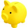 GGTTNRT Salvadanaio Piggy moneta salvadanaio per bambini, per decorazione domestica, regalo di compleanno, Natale, Halloween (giallo)