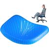 ZoneYan Cuscino Gel per Sedia, Cuscino Emorroidi, Cuscino Sedile Auto, Cuscino Ortopedico, Cuscino per Sedia a Rotelle, Cuscino Ergonomico Sedia Ufficio, Cuscino Antidecubito per Poltrona