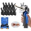 Generic Kit di utensili per svasare tubi in rame e alluminio espandibili con 5 mandrini