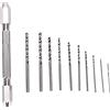 Halearo Trapano a Mano Preciso, Resistente Alla Ruggine, Pinza a 3 Griffe per Assemblaggio di Utensili per Modellismo, Acciaio Ad Alta velocità