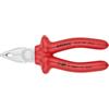 Knipex 03 07 180 - Pinze (Lineman, Acciaio, Plastica, Rosso)