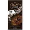 Lindt Cioccolato LINDOR 60% Cacao | Tavola da 100 g | Cioccolato con un riempimento infinito delicato | Cioccolato | Regalo di cioccolato