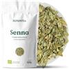 REPLANTEA Cuidamos tu Naturaleza TISANA SENNA BIO 100g (50 Tazze) | Foglie di Senna per Regolarità del Transito Intestinale | Foglie di Senna Tritate per il Tè o l'Infuso REPLANTEA