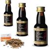 AlcoFermBrew 3 x Essenza Schnapps Style Ribes Nero 25ml - Senza Alcol - Fino A 2,25L - Con Chips Di Quercia Francese 20g Incluse