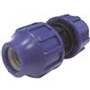 S&M Raccordo - Collegamento Dritto, 20 mm, Colore: Nero e Blu
