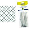 TENAX Rete Salvaprato TR, Impedisce al Cane di Scavare Buche in Giardino, Verde, 1x5 m & Chiodi Metallici a U, Lunghezza 15 cm (20 Pezzi)