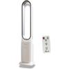 INTEC - Ventola silenziosa 50 W senza pale programmabile - Ventola a telecomando a 3 velocità Timer 7 h Bianco