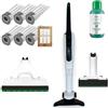 DG Service VORWERK FOLLETTO VK7s ORIGINALE NUOVO - Aspirapolvere SENZA FILI con Spazzola, Batteria, Caricabatteria, 6 Sacchetti, 6 Dovina (Dotazione Completa + Multifunzione EB7 + Lavapavimenti SP7)