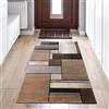 Teppich-Traum Elegante Tappeto da Salotto con Design classico-moderno, facile da pulire, beige, 80 x 150 cm