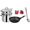 Barazzoni Pastamania C/fondo, Servispaghetti Med, Wok Granitica Extra Ind, 2 presine in silicone MY utnesil