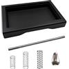 CookiBlend Kit vassoio antigoccia in ABS, basso profilo, 6 bar, 9 bar, 12 bar, set di molle OPV, per Gaggia Classic Pro, accessori per prestazioni ottimali (set da 6 pezzi)