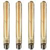 Aiwerttes WULUN 4 X Lampadina a LED Edison E27 T30 220-240V 4W Nostalgica Retrò Tubolare Lampadina