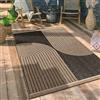 Paco Home Tappeto Cucina Da Esterno Salotto Moderno Balcone Terrazo Motivo Boho Motivo Floreale Motivo Geometrico, Dimensione:80x150 cm, Colore:Antracite
