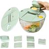 Generico Centrifuga Per Insalata - Per Lavaggio Verdura E Frutta Con Colino - Multifunzionale Asciugatore Cucina Colino Grattugia Lavaggio - Per E Preparazione Cibo Verdura Frutta