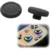 Generico Per ANBERNIC RG406V / RG406H / RG476H / RG477M, ricambio per cappuccio joystick della console di gioco, parti di riparazione e modifica anti-allentamento (Nero)