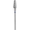 STALEKS PRO fresa in carburo di tungsteno per tornio unghie, punta 6 x 14 mm. Forma troncoconica Expert (grana media)