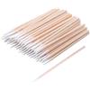 Ptwola 600 tamponi di cotone Microblading con punta di precisione, tamponi di cotone a punta in legno, applicatori, bastoncini di legno, bastoncini di legno, per tatuaggi, trucco, bellezza