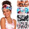 Kavya Fascia Capelli Donna, 4 Pezzi Elastico Bandana Elegante Accessori Sportiva Yoga Donna Boho Fasce Elastiche Multicolore