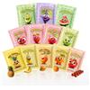 Henjunu 12PCS Maschera viso, Maschere a frutta viso, Maschera Viso Idratante con Tema della frutta, Set Maschera Idratante Viso, Maschere Viso in Tessuto, Set Skin Care Ragazza Donne