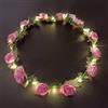 Danolt Led Fascia Fiori, 10pcs Coroncine Luminose Accessori Party Regali Di Festa Per Tutti Coroncine Fiori Per Capelli Regali Per Le Donne,Coroncina Fiori Bambinacerchietto Compleanno Regali Unici