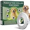 Mallbaola Collare Antiparassitario per Cani, Protezione Efficace Collare Antipulci Cane, 65 cm, Naturale, Impermeabile, Regolabile, Collari Antiparassitari per Cani per Piccoli, Medi e Grandi a Tutte le Razze