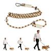 luopeidian Guinzaglio Retriever Cani, Guinzaglios Tracolla per Cani,Regolabile Multifunzionale con Guinzaglio Antistrattone e Anello Girevole 360°,Guinzaglios a Strozzo per Canis per Passeggiata e Addestramento