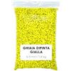Landare Sassolini Colorati Giallo 1,8Kg - Sassolini Decorativi per Vasi - Sassi Decorativi per Vasi - Pietre Colorate - Pietre Decorative - Pietre Colorate per Decorazioni (6-9 mm) (Giallo)
