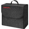 Einesin Borsa Portaoggetti Auto da Baule in Feltro, Organizer Bagagliaio per Attrezzi & Cura, Organizer per Auto, Borsa con Chiusura, shopping e accessori auto