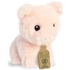 Aurora, 35075, Mini maialino Eco Nation,13cm peluche, rosa