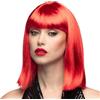 Boland Smiffys Parrucca Seducente, Rosso Fosforescente, Corta, Scalata con frangetta Halloween