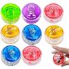 BOBITALK 8 pezzi JoJo per bambini e adulti, LED luminosi JoJo con cuscinetti a sfera, favorisce la coordinazione degli occhi della mano, ideale per giochi all'aperto e feste di compleanno