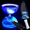 LURICO Diabolo LED con Cuscinetti a Sfera, 4,5 mm Carousel Diabolo Set Giocoleria Diabolo Luminoso al Buio Gioco a Ruota Libera per Bambini Adulti Principianti per Gli Sport all'Aria Aperta Interni
