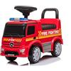 Mondial Toys Camion Pompieri Cavalcabile Primi Passi per Bambini 1‑3 Anni con Licenza Mercedes Antos - Sirena, Clacson, Schienale Ergonomico, Vano Portaoggetti, Antiribaltamento