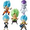 BANDAI Dragon Ball Super Chibi Masters Set completo include Goku, Broly, Frieza, Vegeta, e Gotenks